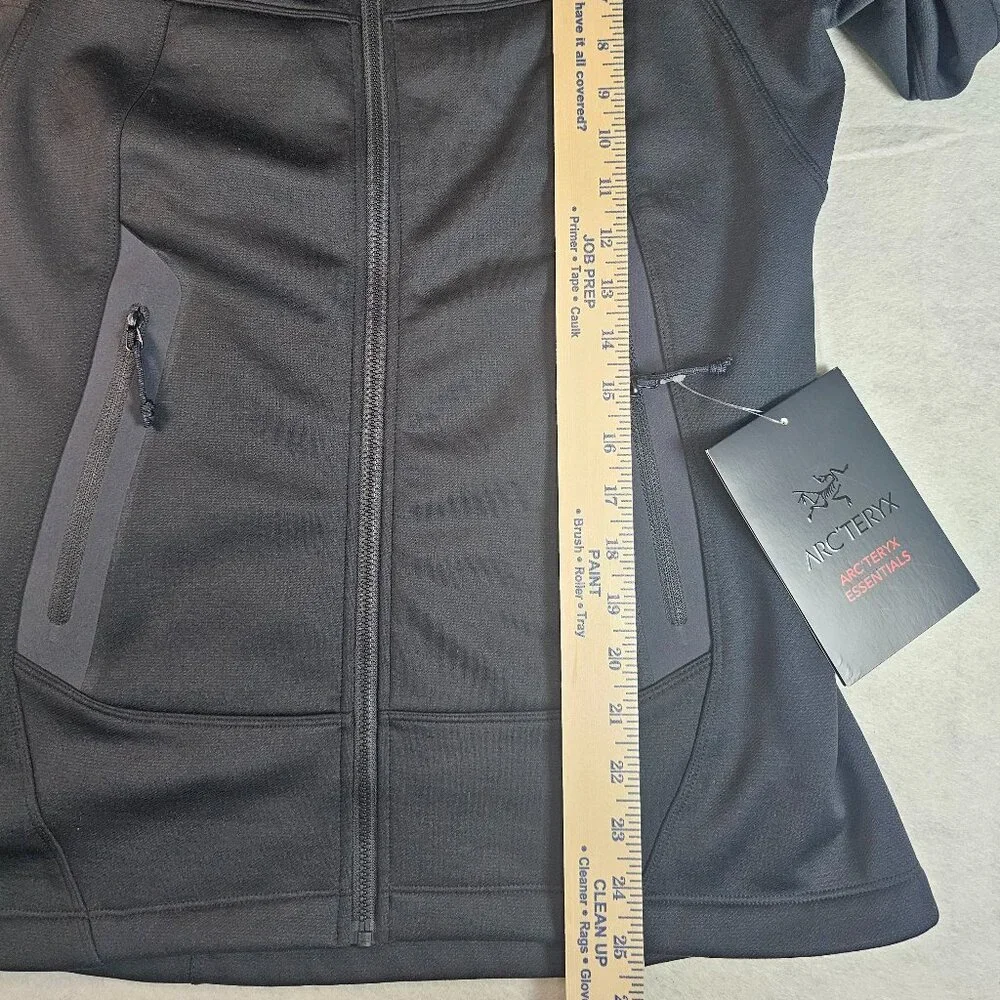 Arc’teryx Arenite Women’s Medium Soft Shell Jacket — Black, Fleece-Lined, Zip-Up - Picture 7 of 8